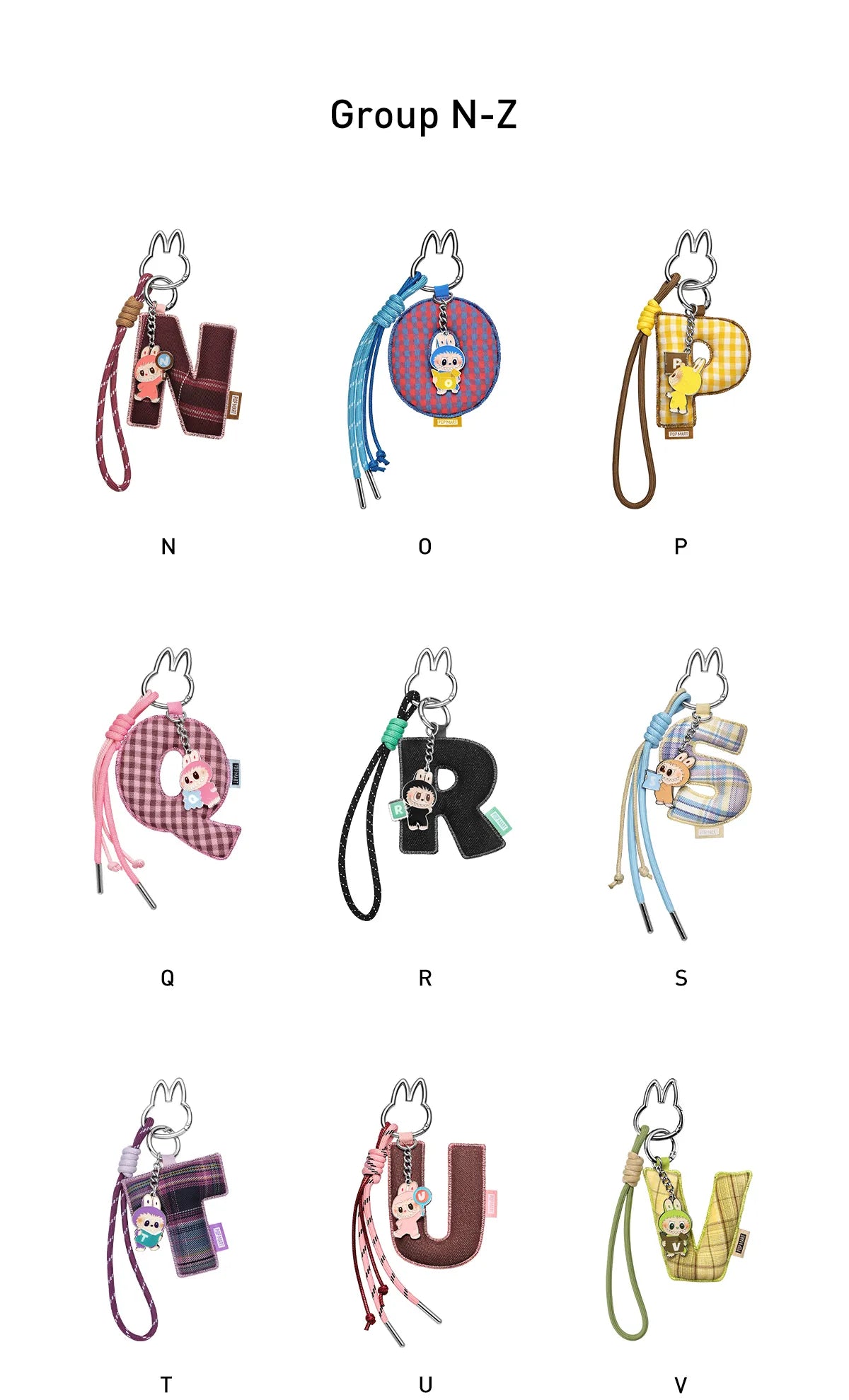 Labubu The Monsters Pin for Love Pendant (N-Z) Blind Box