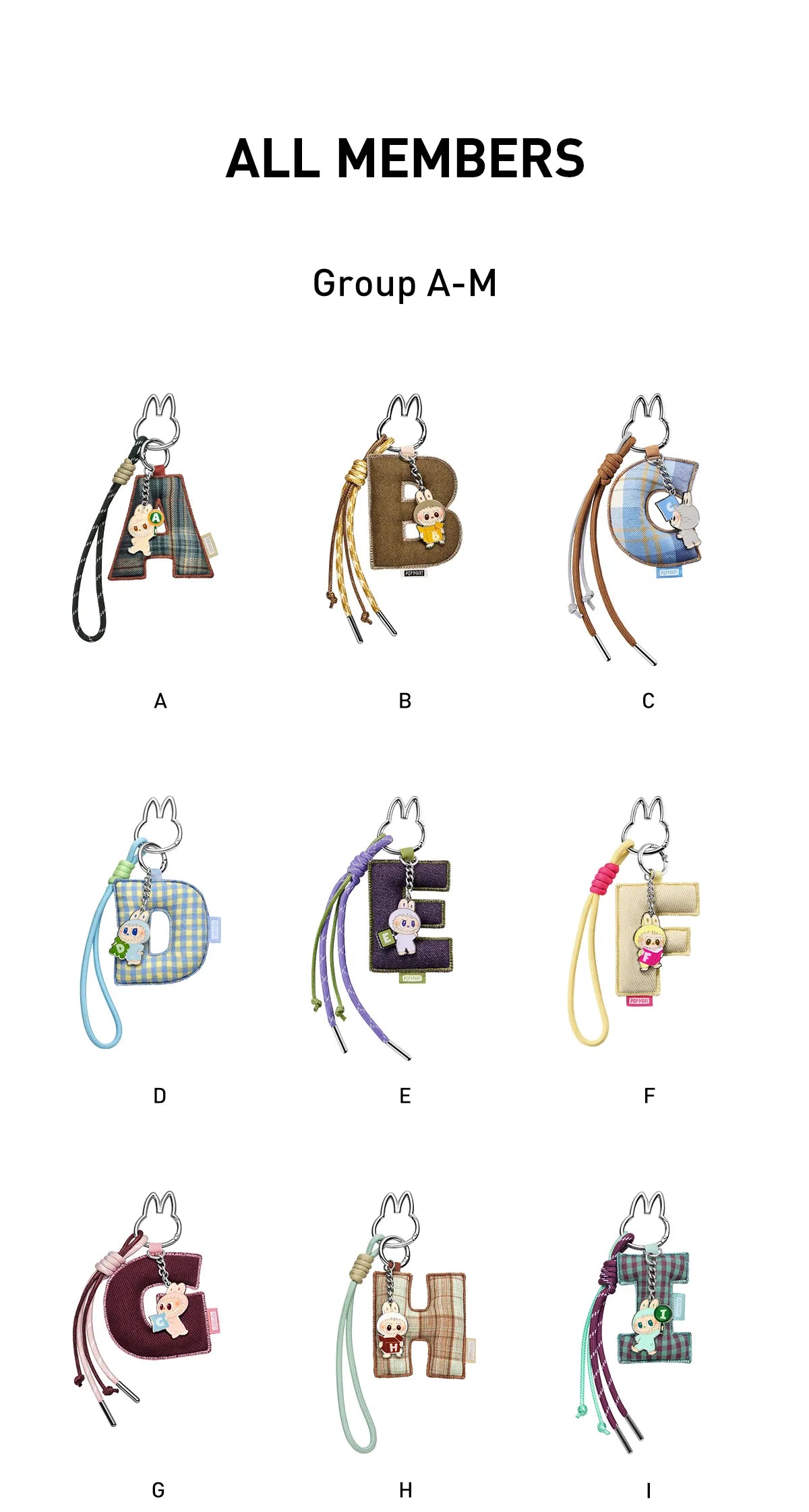 Labubu The Monsters Pin for Love Pendant (A-M) Blind Box