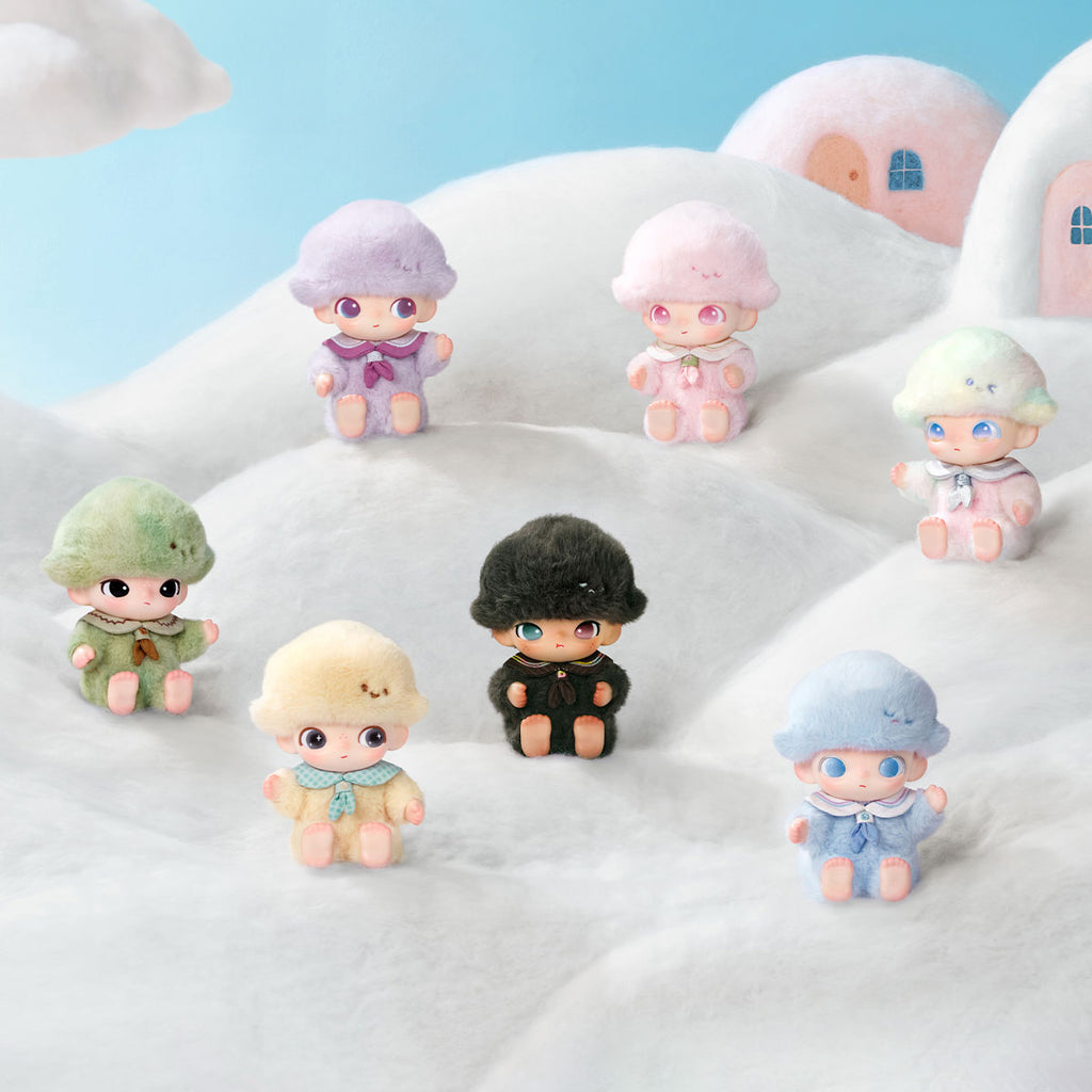 DIMOO Journal of New Life Series-Vinyl Plush Pendant Blind Box Display Set