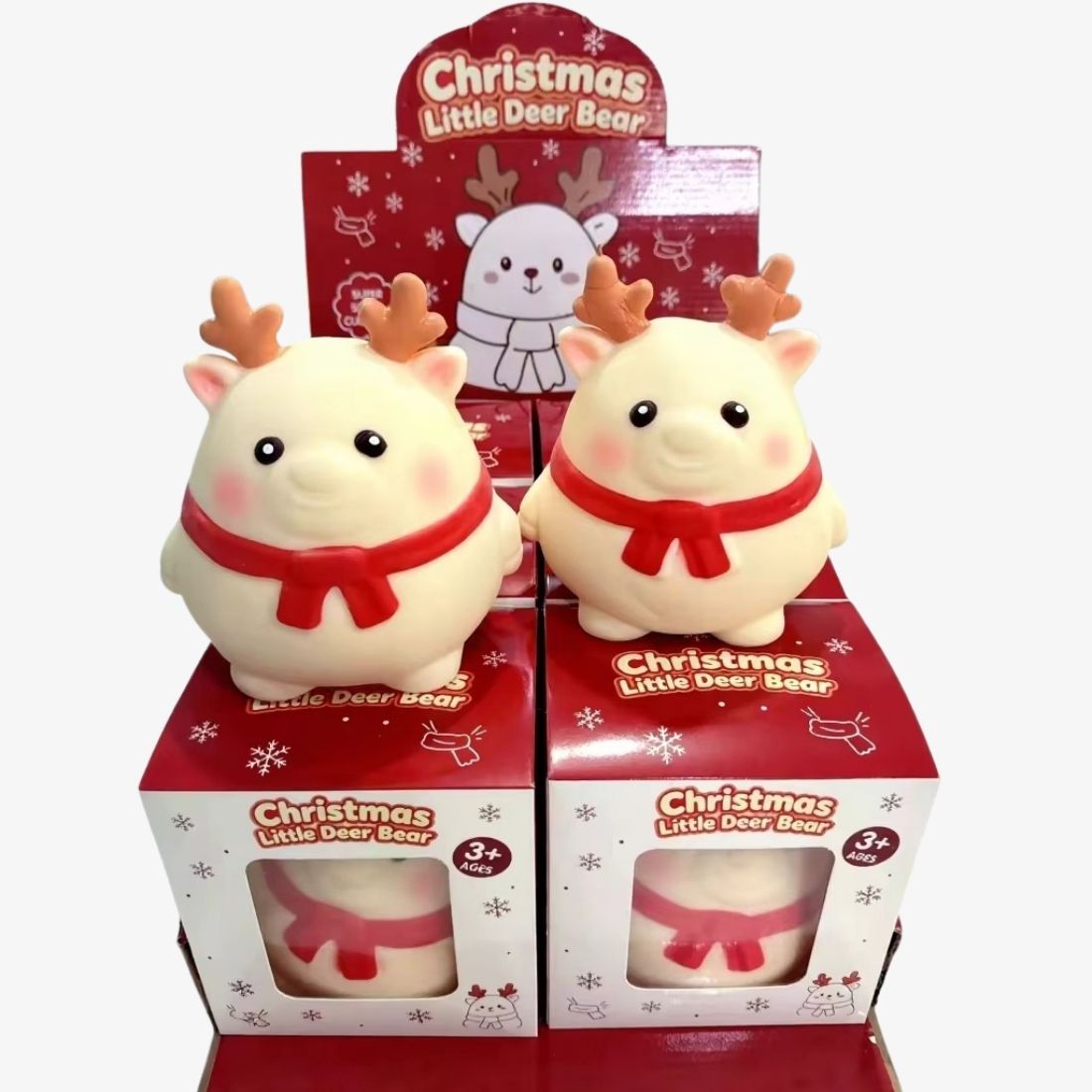 Christmas Squeeze Deer Bear 400g