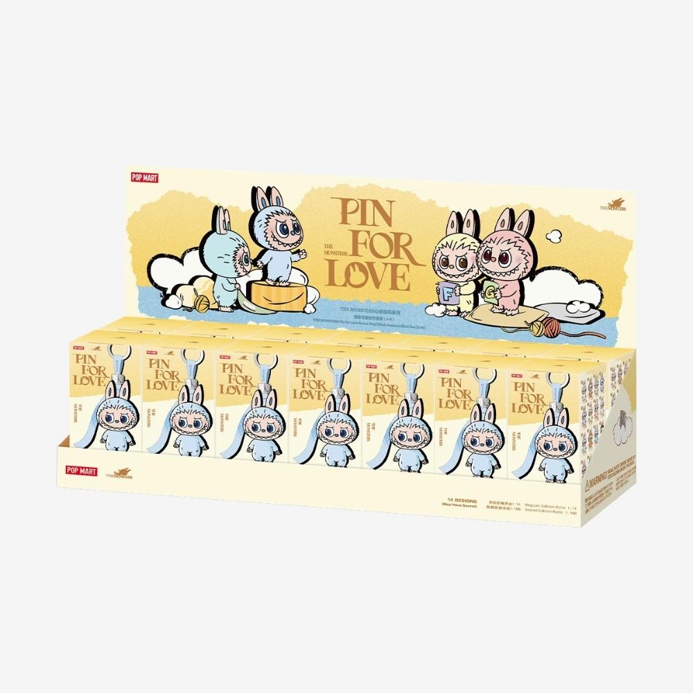 Labubu The Monsters Pin For Love (A-M) Display Set