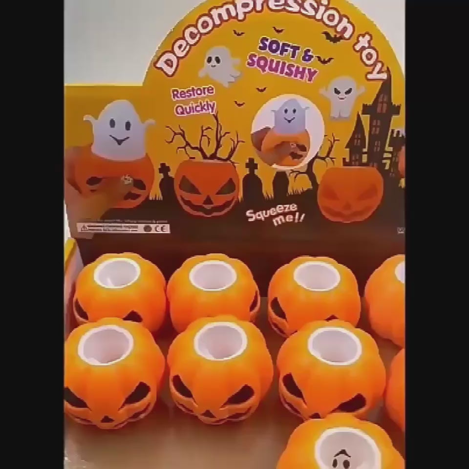 Pumpkin Ghost Squishy